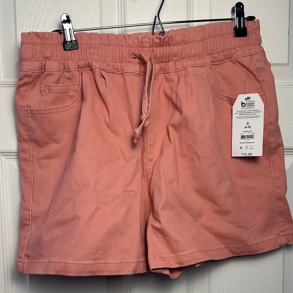 Time and Tru High Waist Coral Shorts